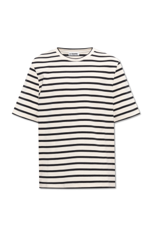 JILSANDER Tシャツ VIP価格 送料無料 Wool Striped T-Shirt Jil Sander Striped Cotton T-shirt | Neutrals | FARFETCH